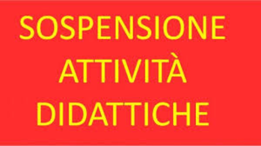 Covid-19 - Attività didattiche sospese